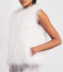 White Feather Gilet
