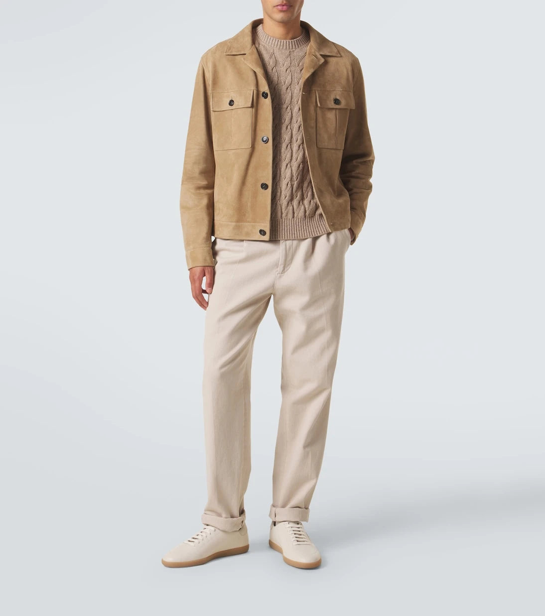 Zegna - Leather sneakers