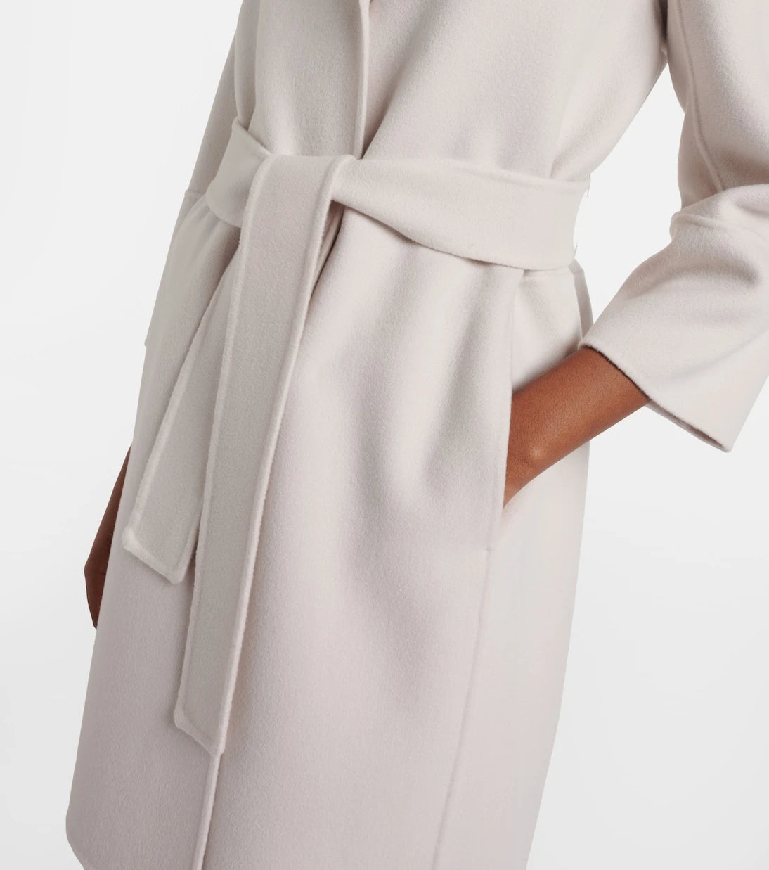 'S Max Mara - Arona virgin wool wrap coat