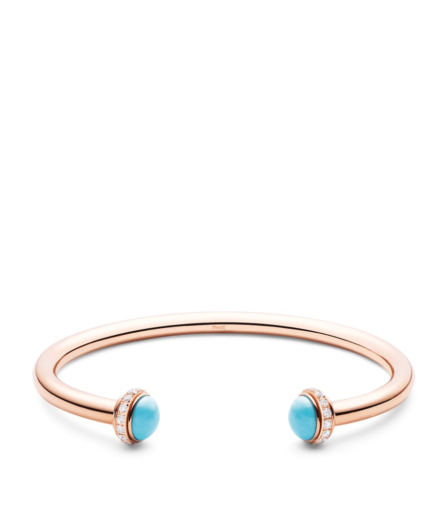 Piaget Rose Gold, Diamond and Turquoise Possession Bangle