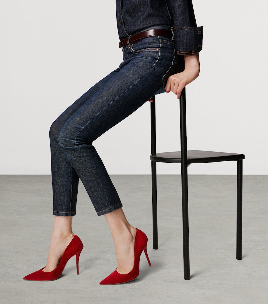 Christian Louboutin Red Miss Z Pumps 100