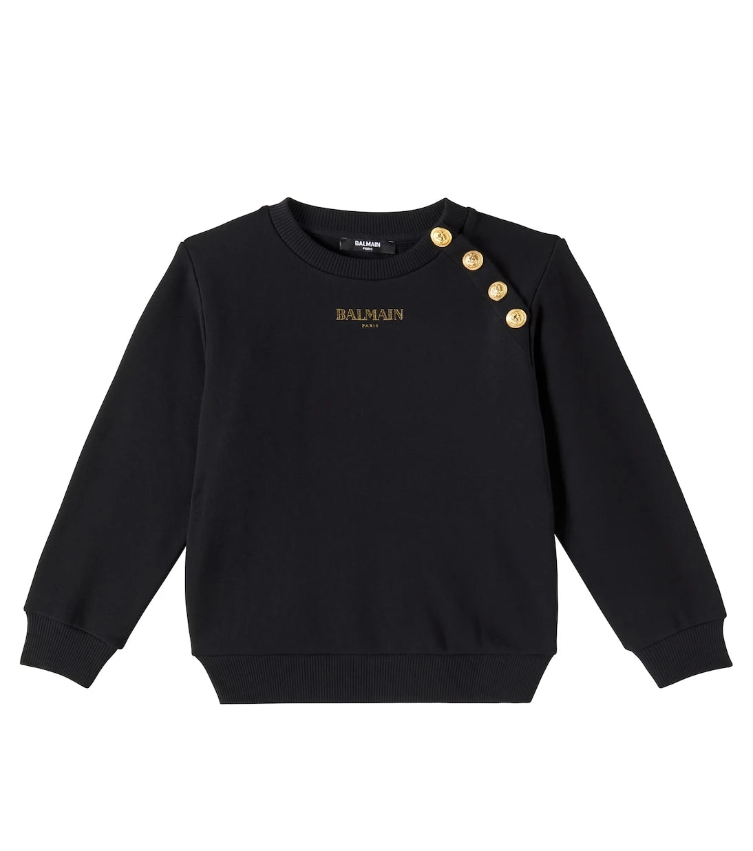 Balmain Kids - سويت شيرت قطني مطبوع