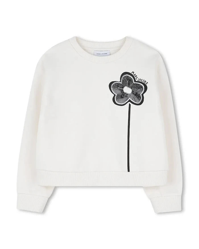 Marc Jacobs çocuk pamuklu sweatshirt
