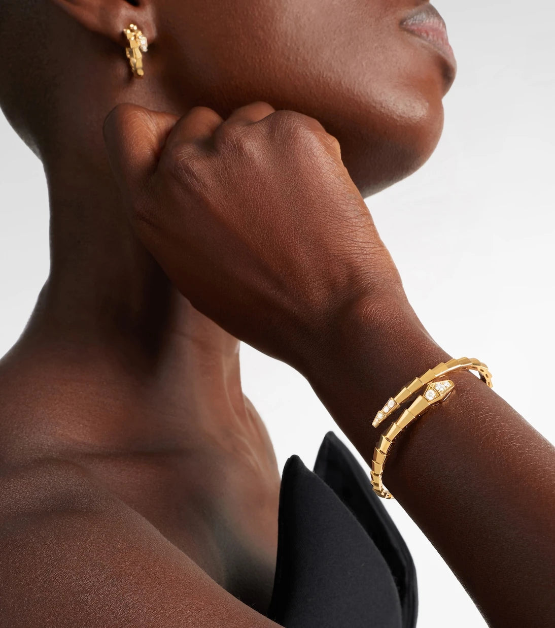 Bvlgari - Serpenti Viper 18kt gold bracelet with diamonds