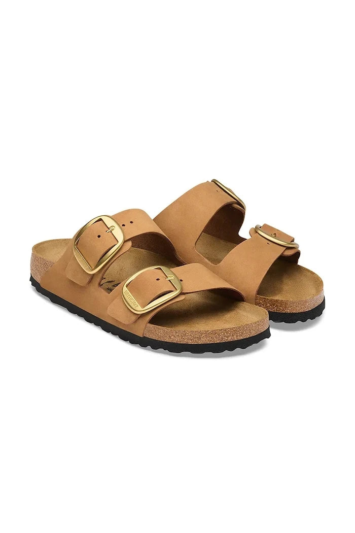 Birkenstock kadın nubuk terlik Arizona Big Buckle Nubuck Leather