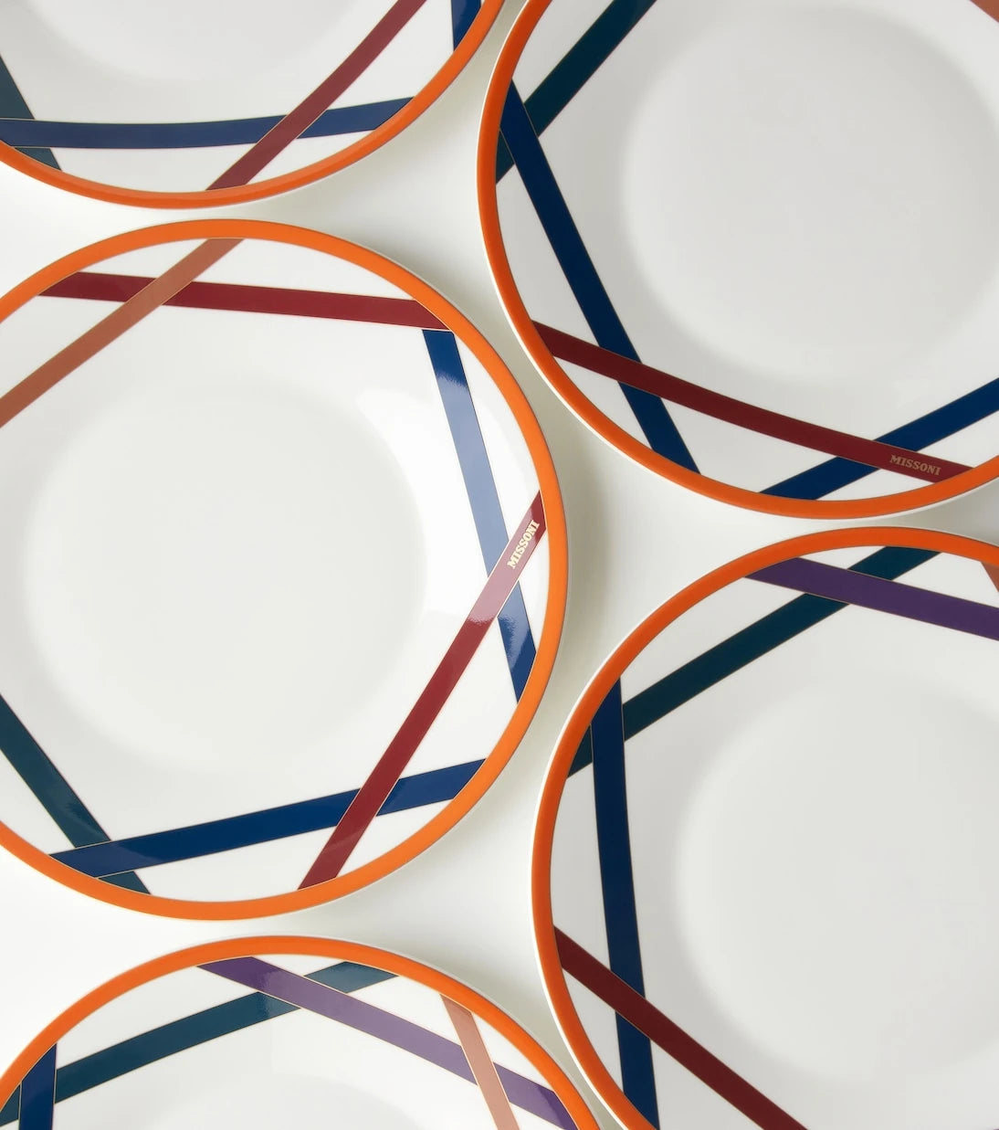 Missoni - Nastri set of 6 dinner plates