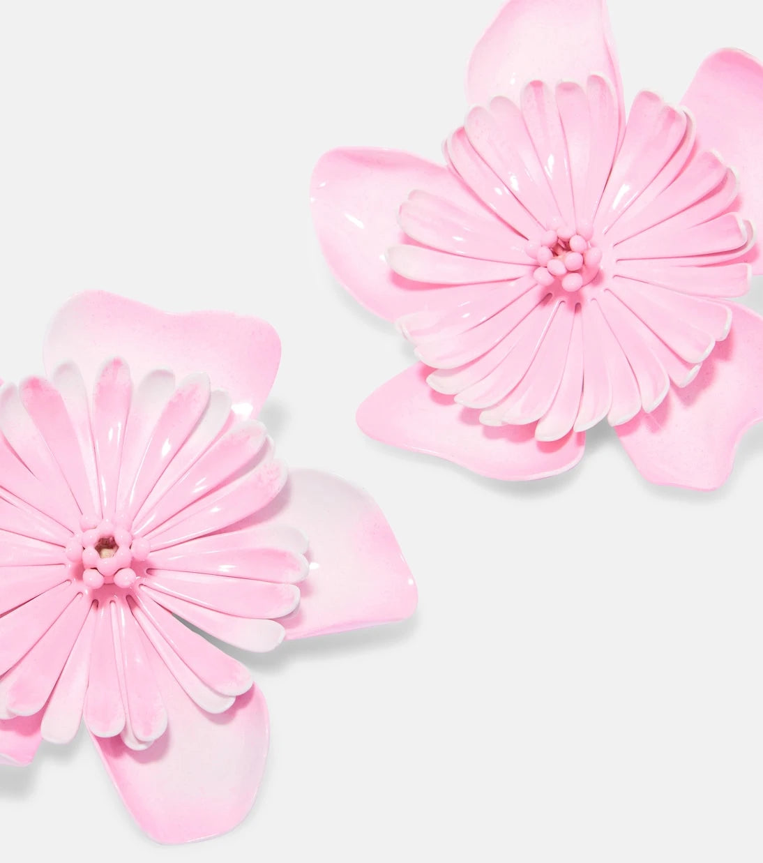 Chloé - Floral clip-on earrings