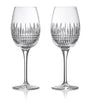 Set of 2 Lismore Diamond Essence Goblet Glasses (660ml)