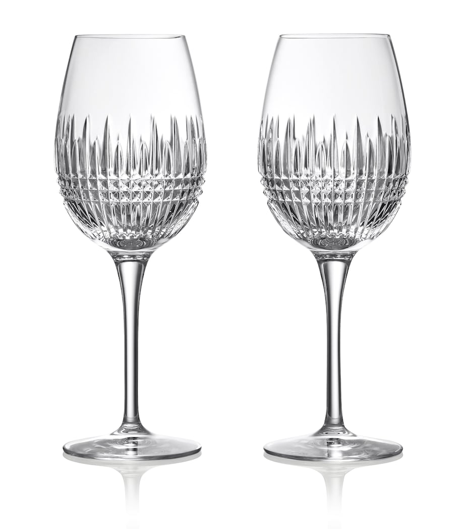 Set of 2 Lismore Diamond Essence Goblet Glasses (660ml)