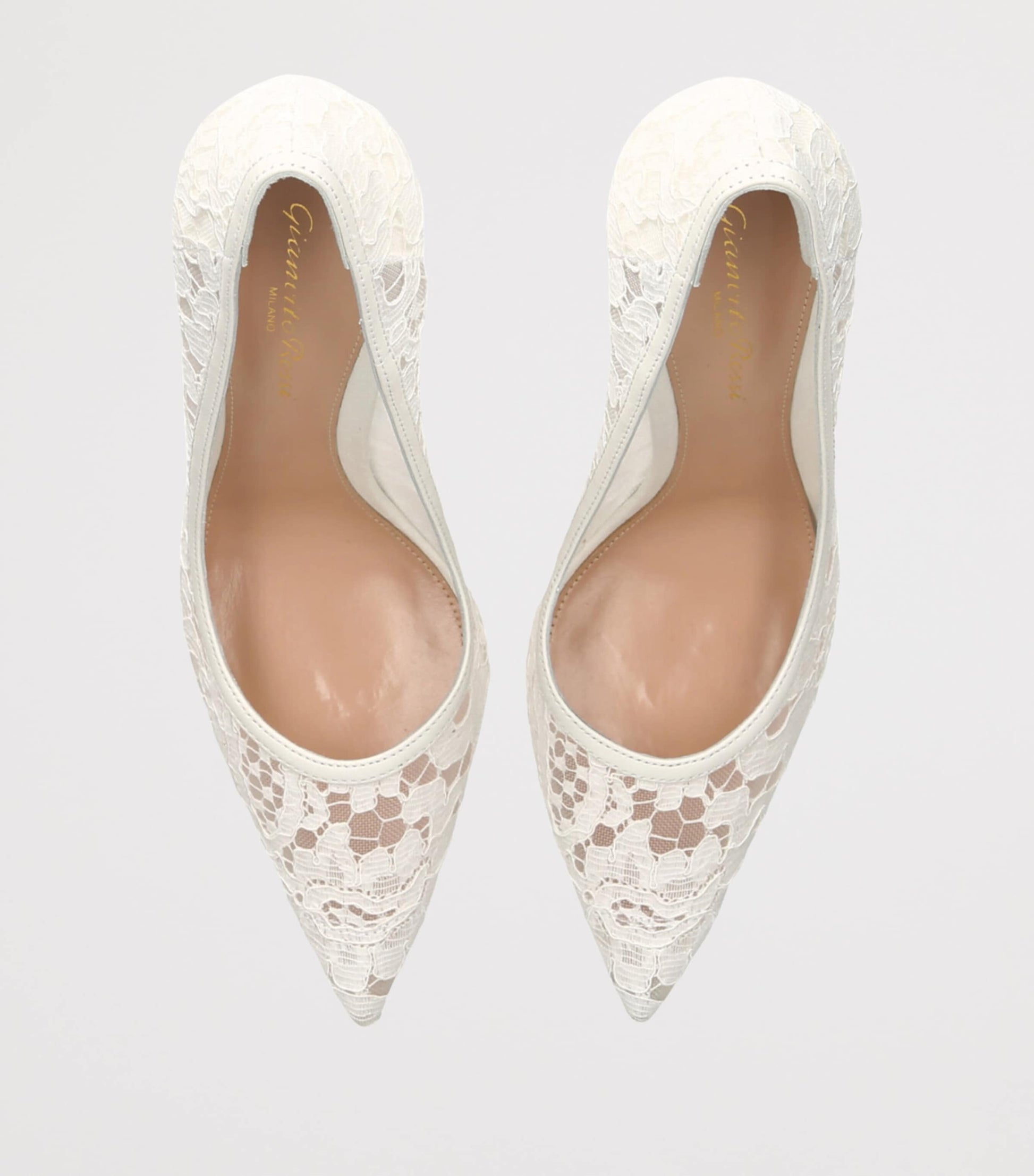 Gianvito Rossi Lace Claudia Pumps 105