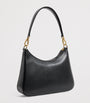 Stella McCartney Black Faux Leather Logo Shoulder Bag