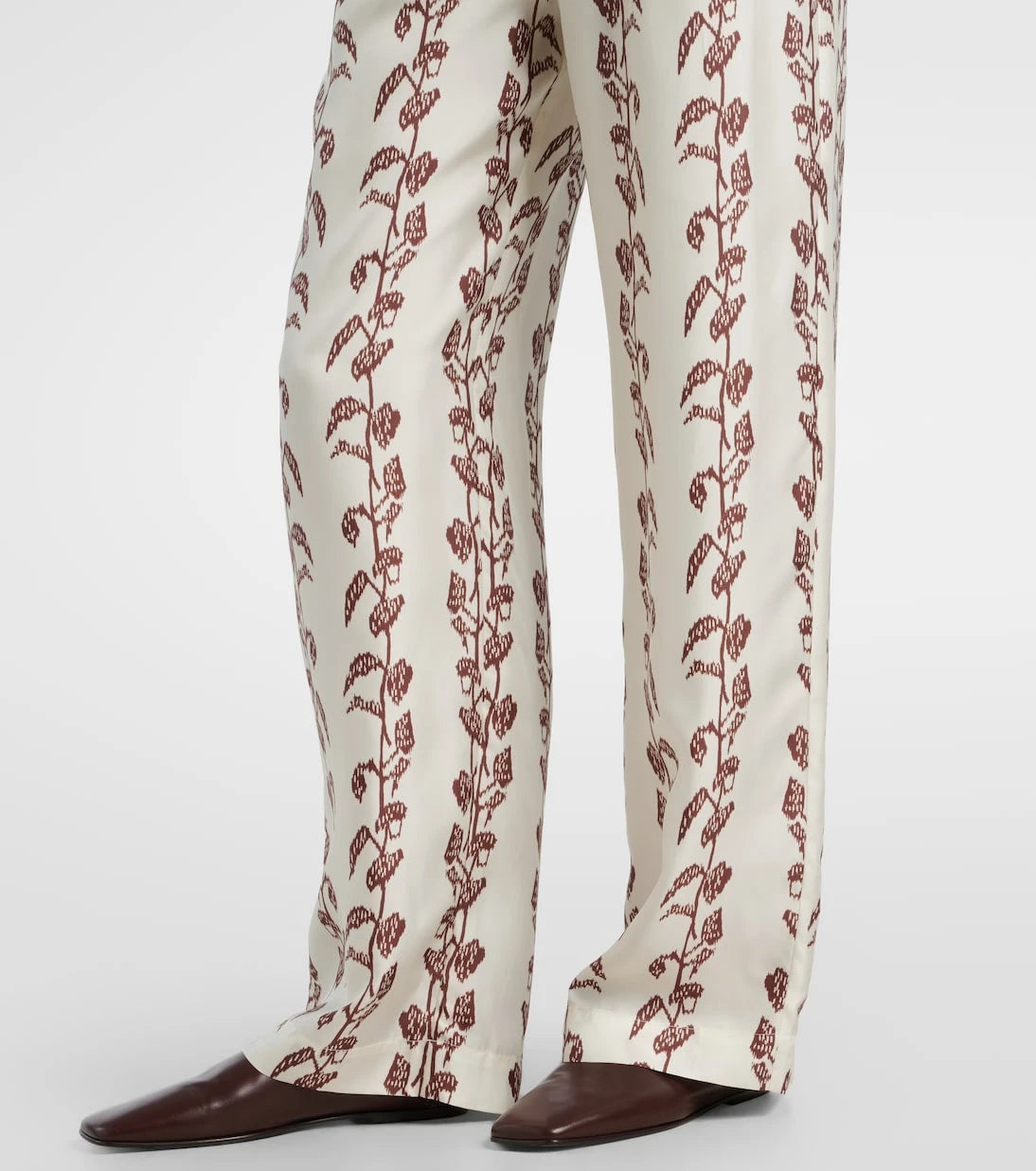 Asceno - Aurelia silk twill wide-leg pants