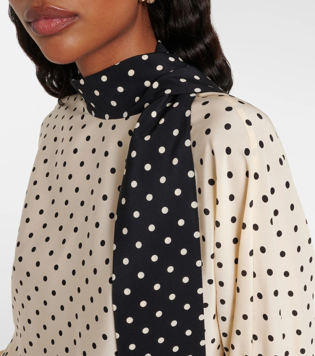 Valentino - Plusdepois silk crêpe de chine blouse