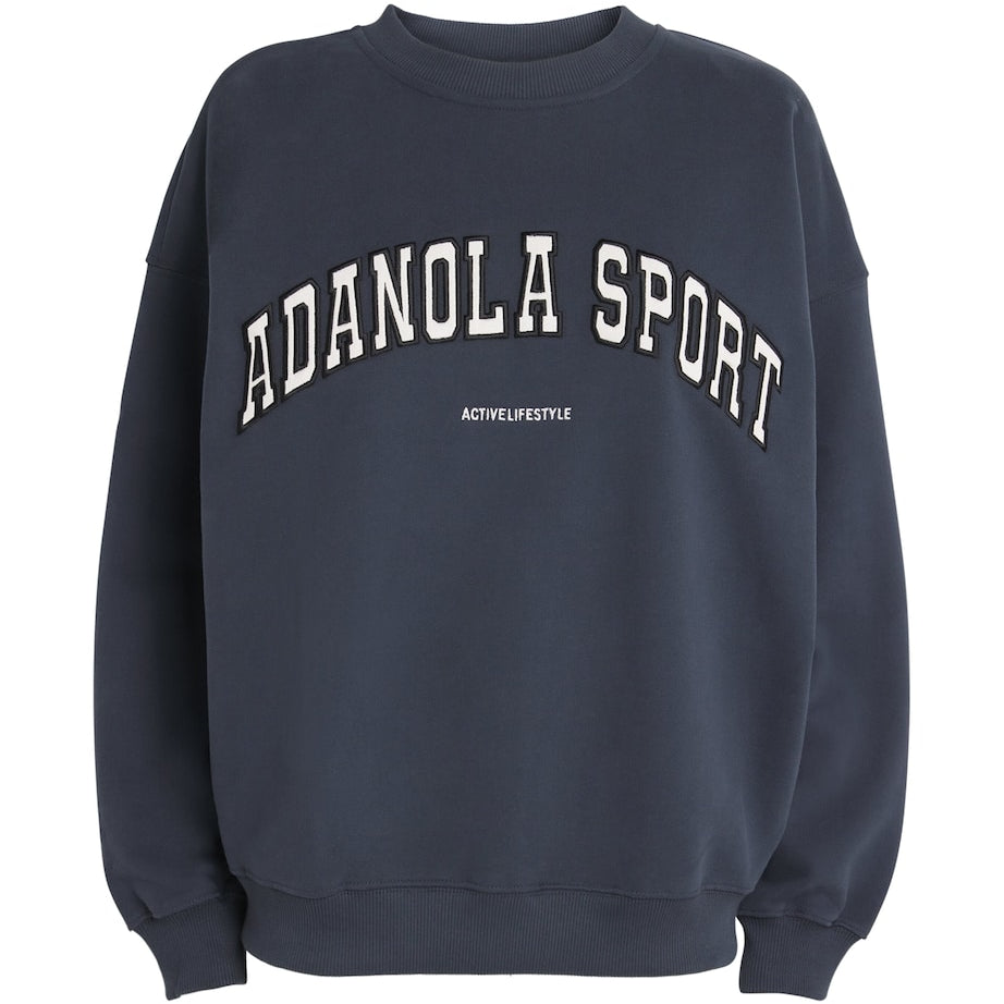 Organic Cotton Logo Sweatshirt MIDNIGHT BLUE