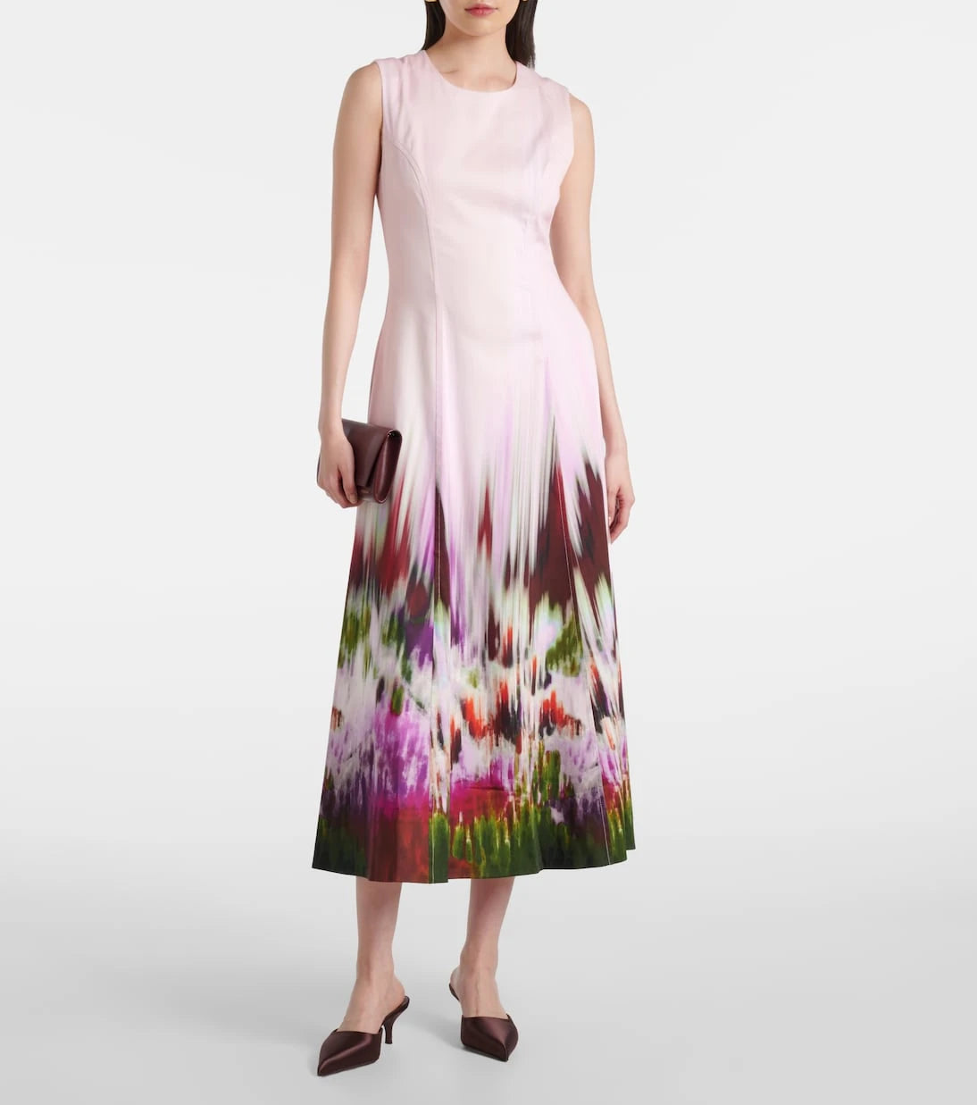 Simkhai - Magnolia cotton and rayon-blend midi dress