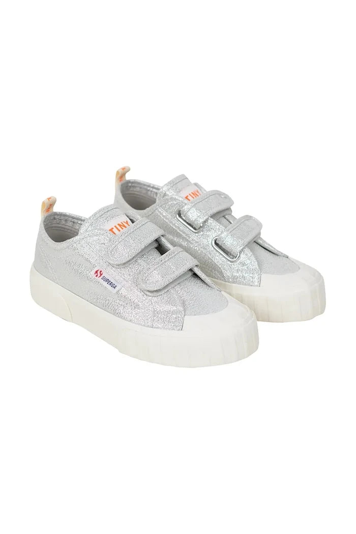 Детски ниски кецове Tinycottons METALLIC SNEAKERS X SUPERGA