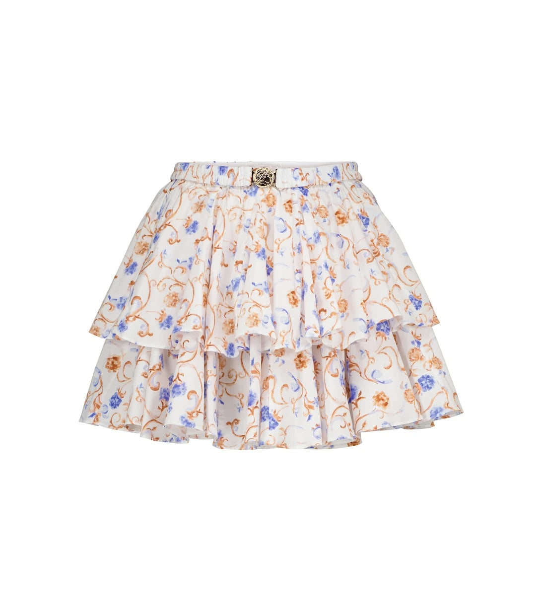Caroline Constas - Reign floral cotton-blend miniskirt