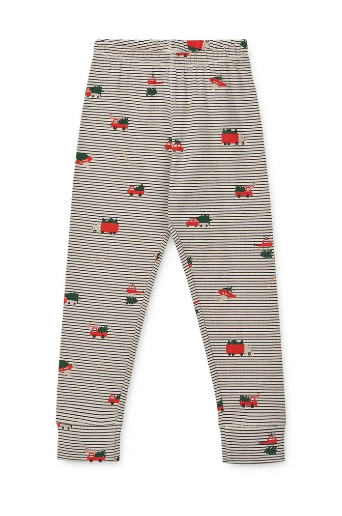 Детска памучна пижама Liewood Wilhelm Printed Pyjamas Set