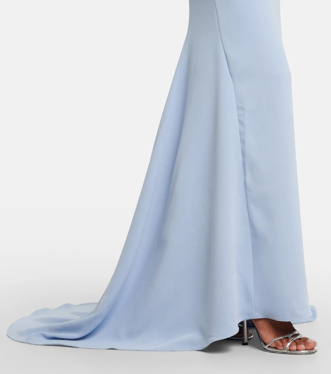 Solace London - Seraphina one-shoulder gown