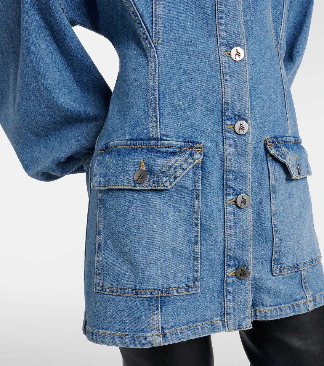 The Attico - Denim minidress