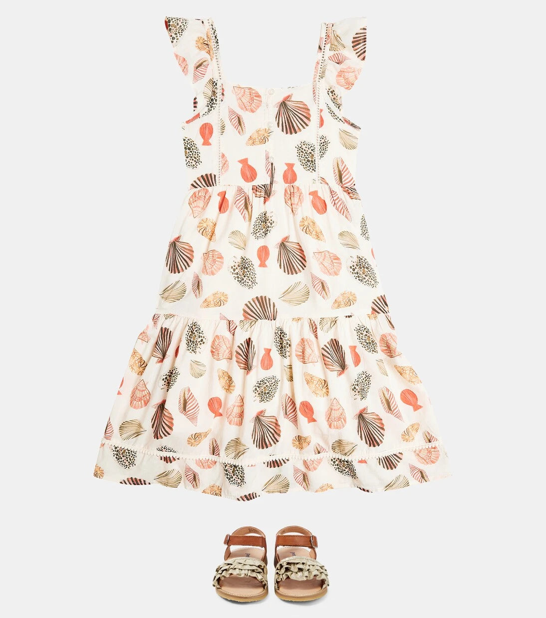 Scotch & Soda Kids - Printed cotton-blend dress