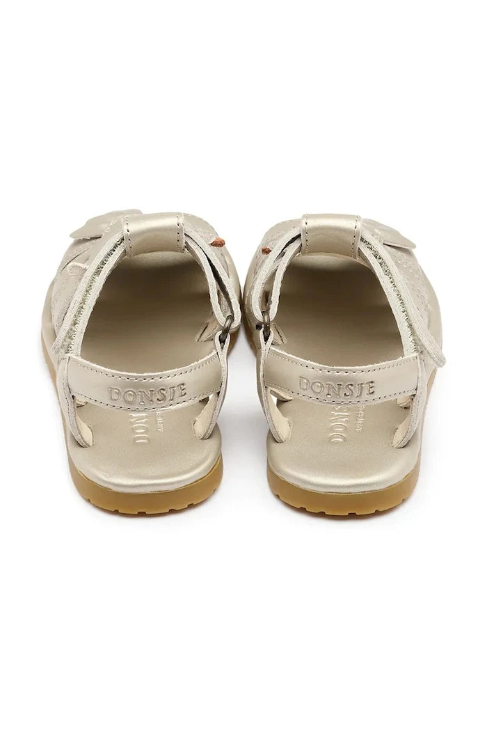 Donsje Tiyola Sandals Dove Deri Sandalet