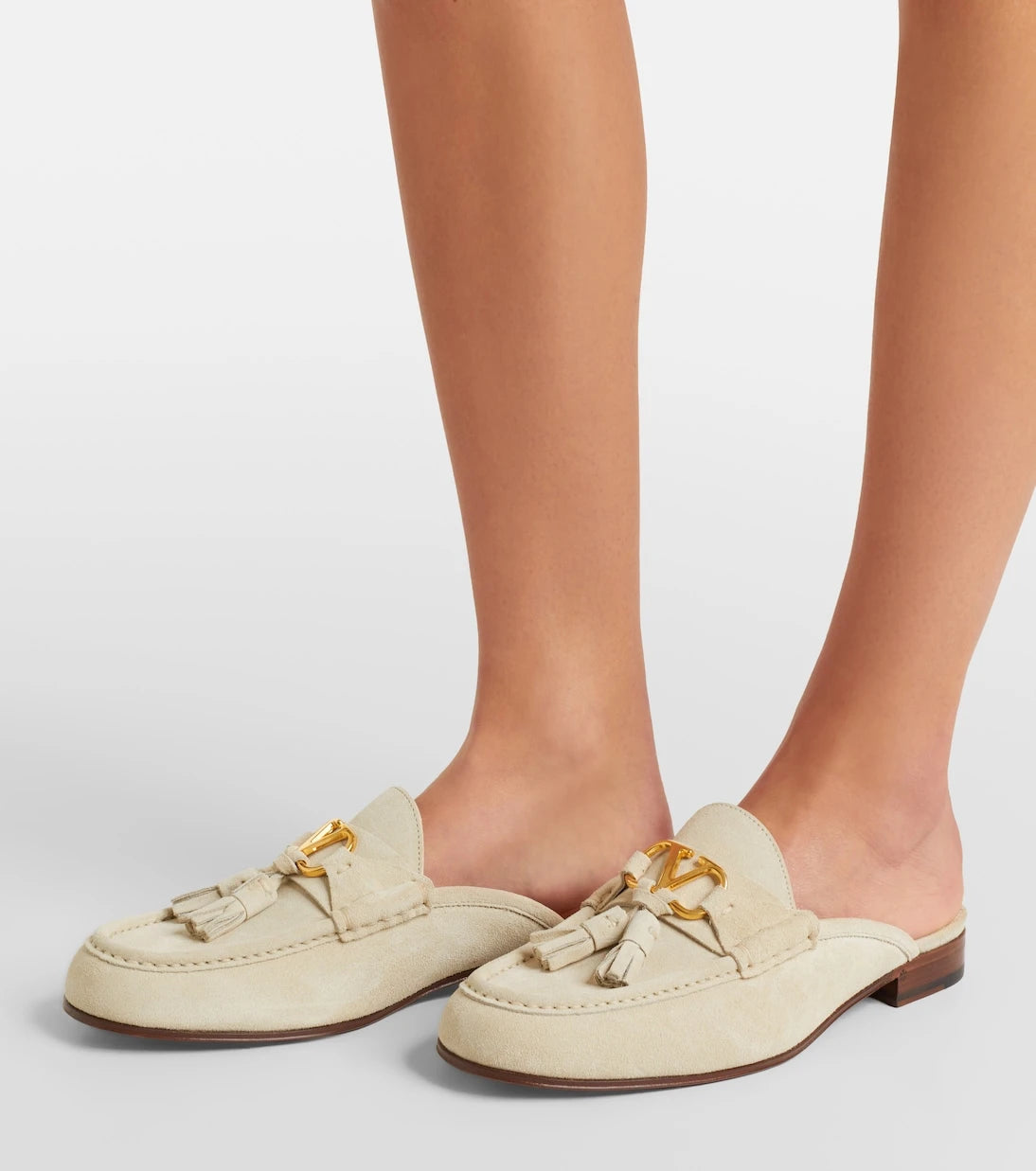 Valentino Garavani - VLogo suede mules