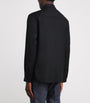 Canali Black Wool Overshirt
