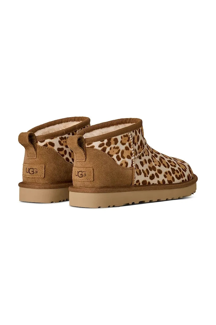 UGG W Classic Ultra Mini Plains Süet Bot