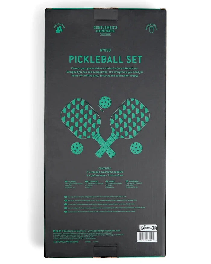 Gentlemen's Hardware Pickle Ball Set Pickleball Oyun Seti
