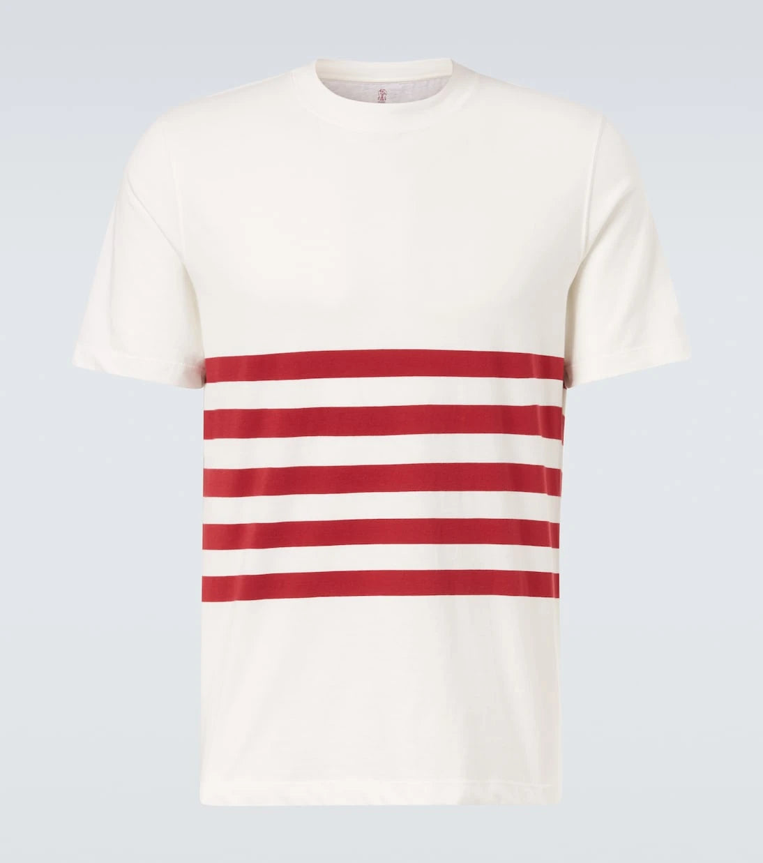 Brunello Cucinelli - Striped cotton jersey T-shirt
