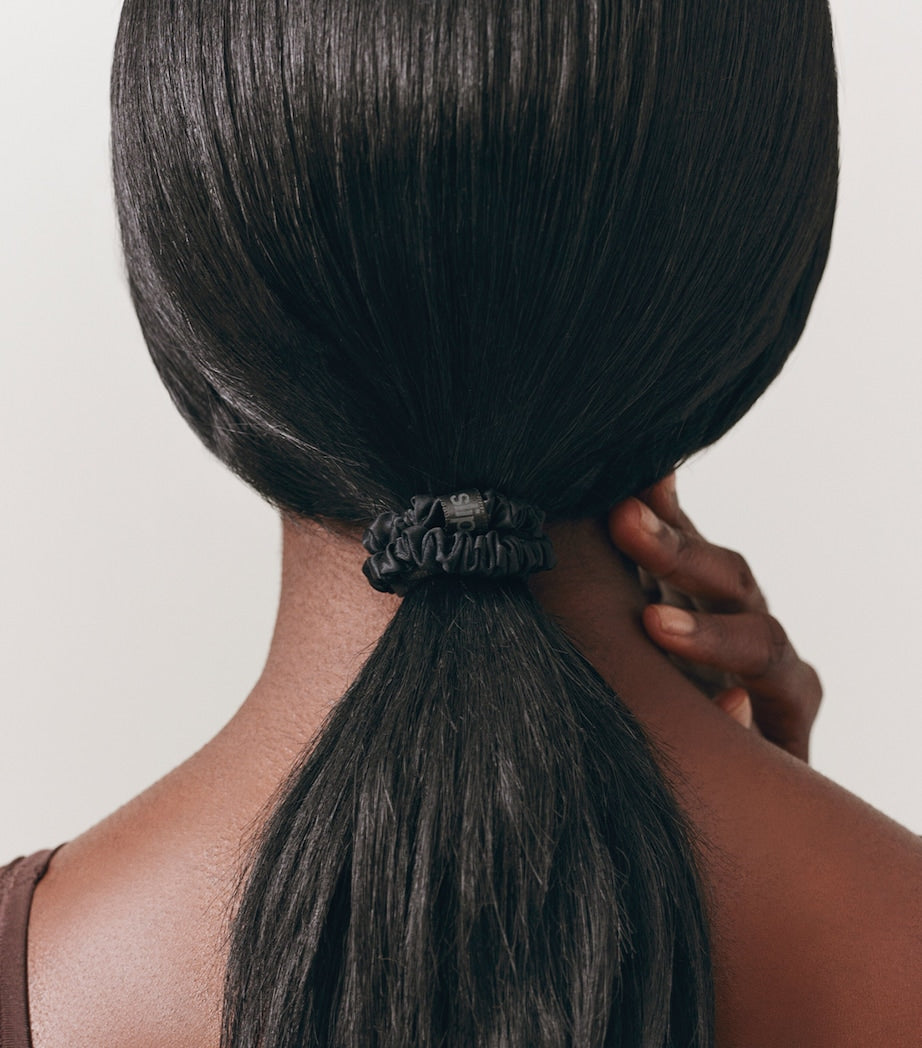 Pure Silk Skinny Scrunchies (Set of 4)