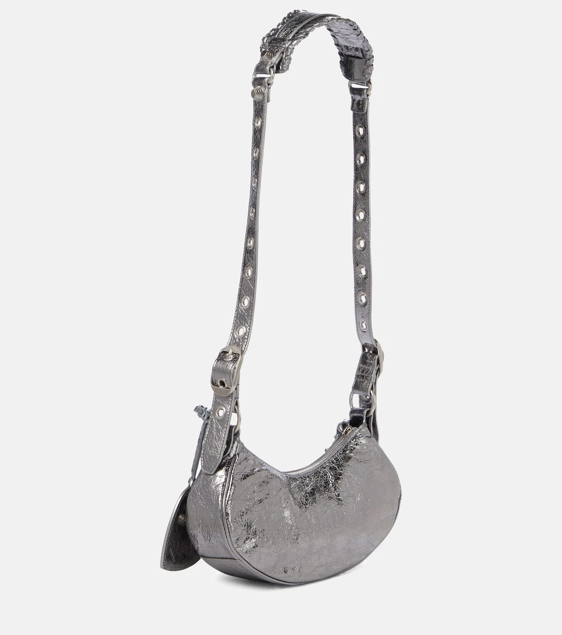 Balenciaga - حقيبة كتف Le Cagole XS من الجلد