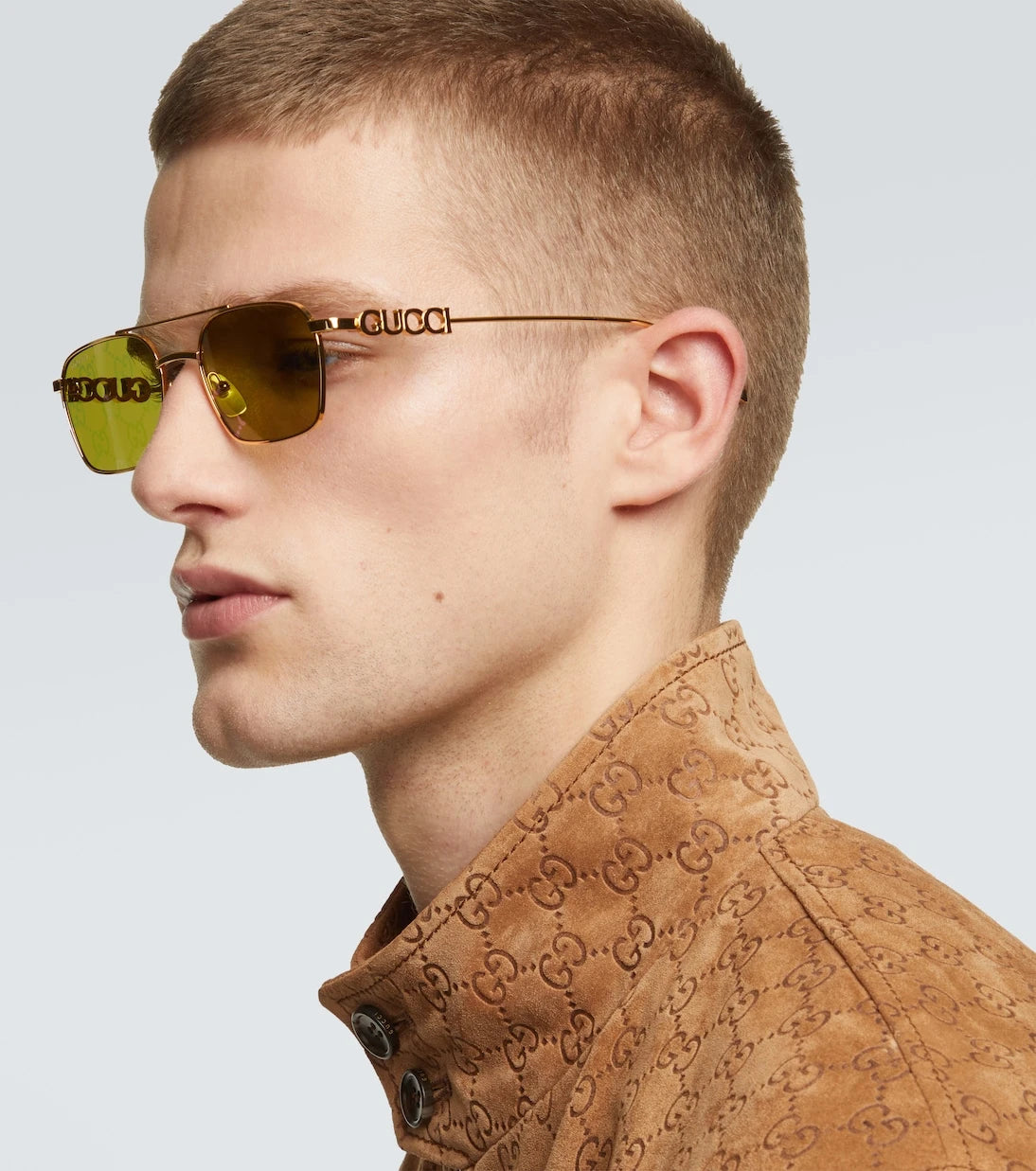 Gucci - GG rectangular sunglasses