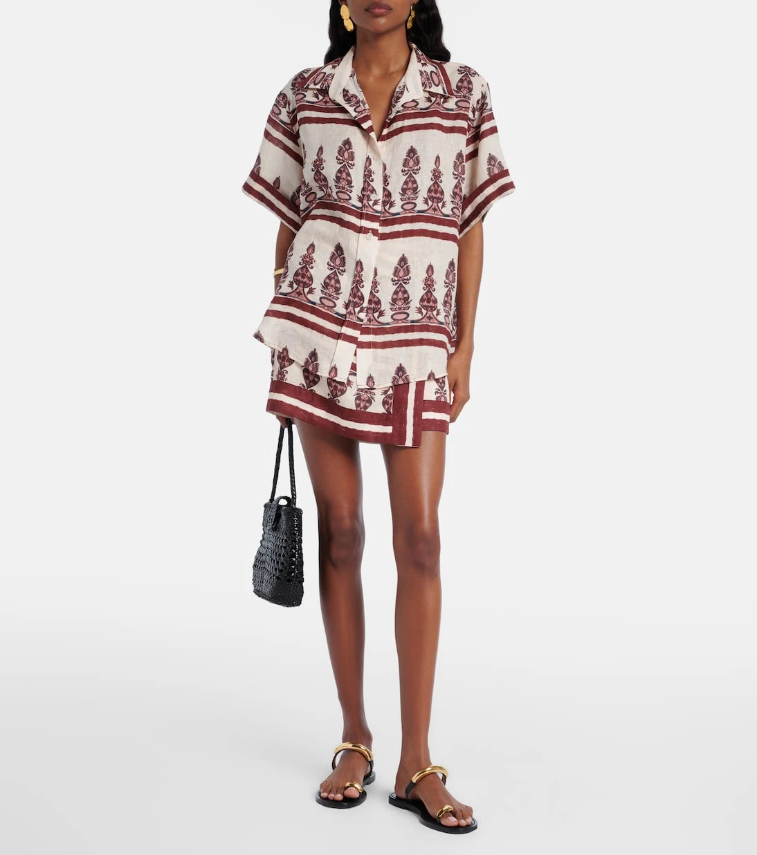 Johanna Ortiz - Printed linen shirt