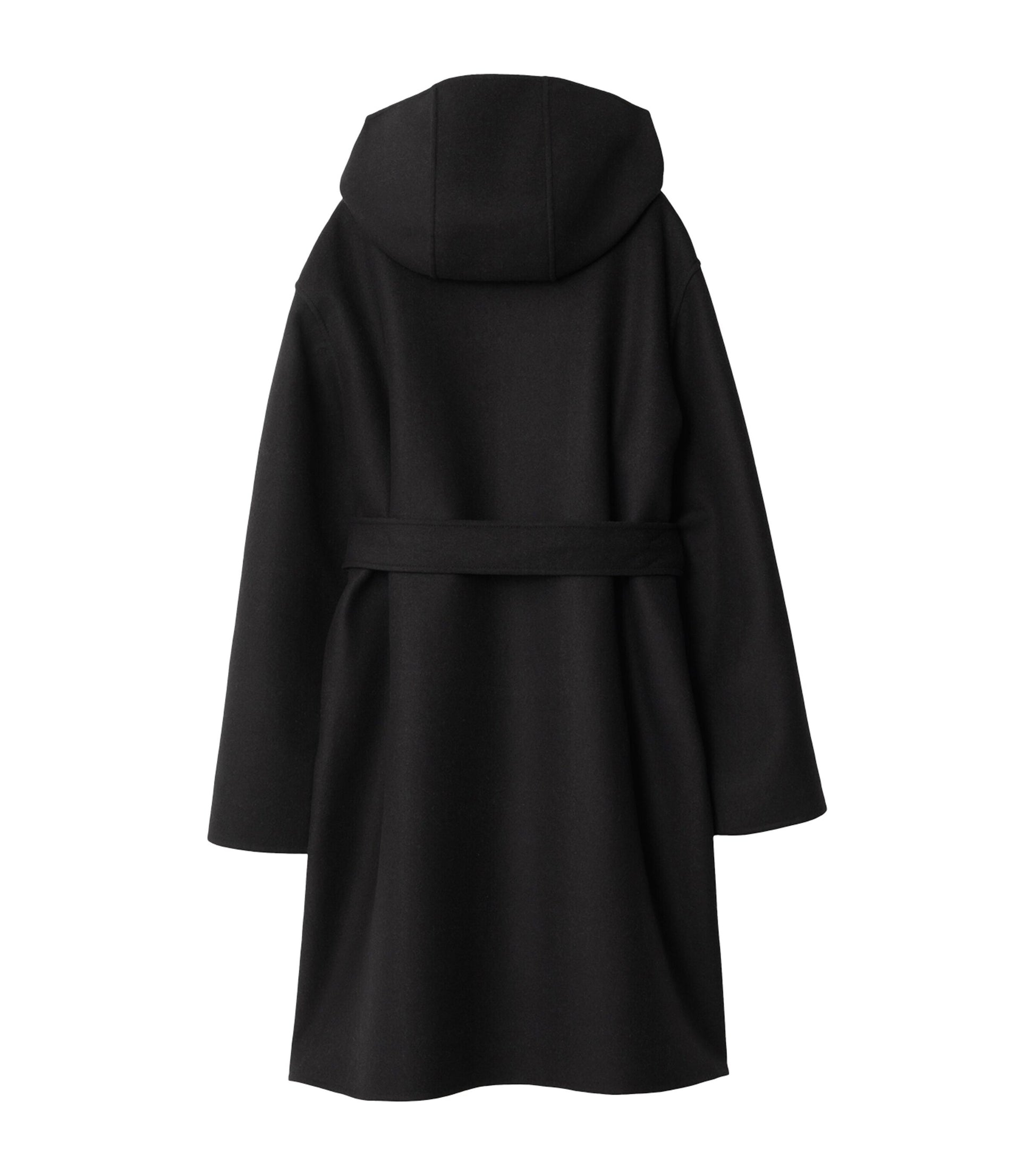 Burberry Black Wool Reversible Car Coat
