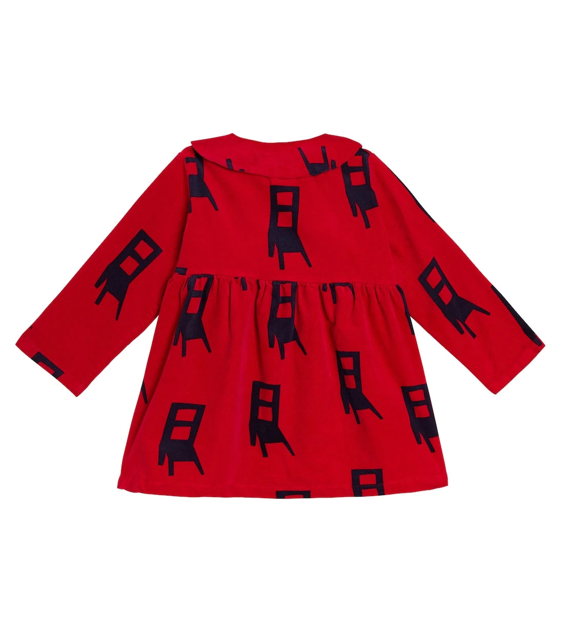 Bobo Choses - Baby Have A Seat printed velvet dress