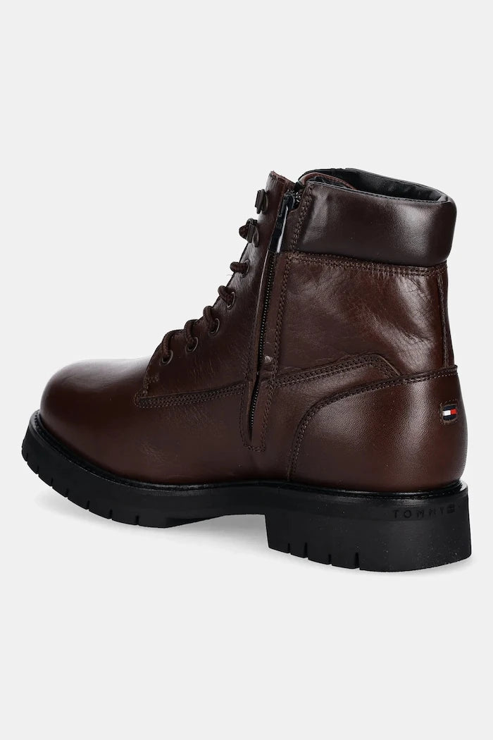 Tommy Hilfiger FLEX TH OUTDOOR RS LTH BOOT Deri Trekking Botları