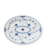 Royal Copenhagen Blue Fluted Full Lace Oval Plate (25cm)