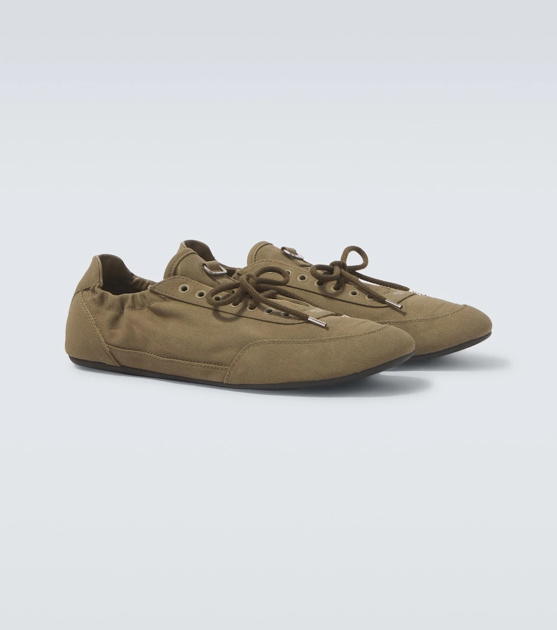 Prada - Collapse canvas sneakers