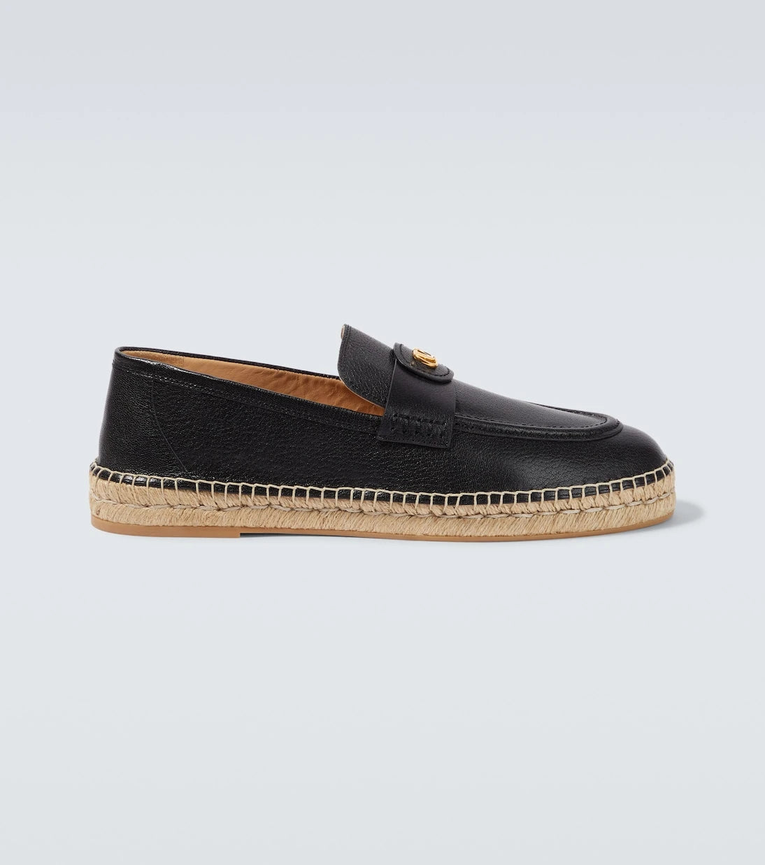 Valentino Garavani - VLogo leather espadrilles