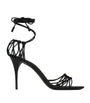 Black Babylone Heeled Sandals 90