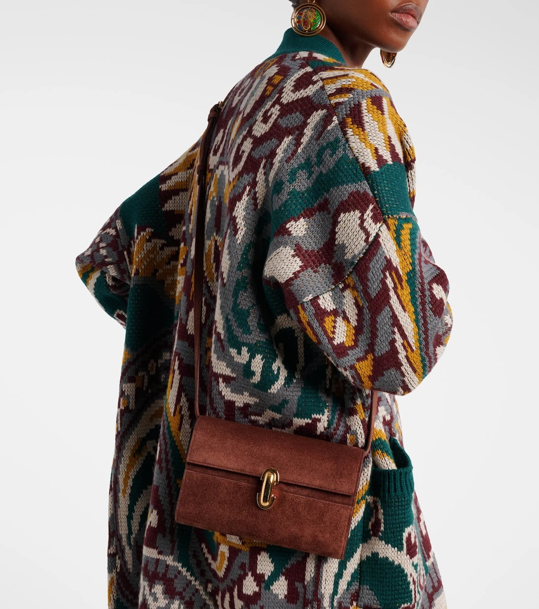 Savette - Symmetry Mini suede shoulder bag