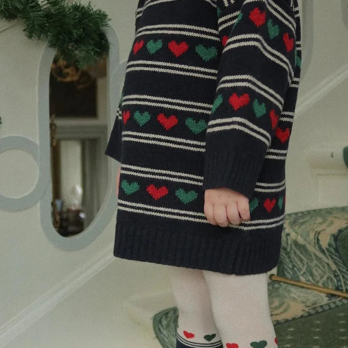 Konges Sløjd BELOU KNIT DRESS Yünlü Çocuk Elbisesi