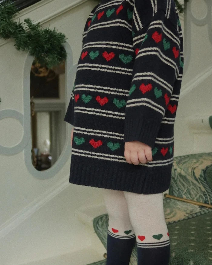 Konges Sløjd BELOU KNIT DRESS Yünlü Çocuk Elbisesi