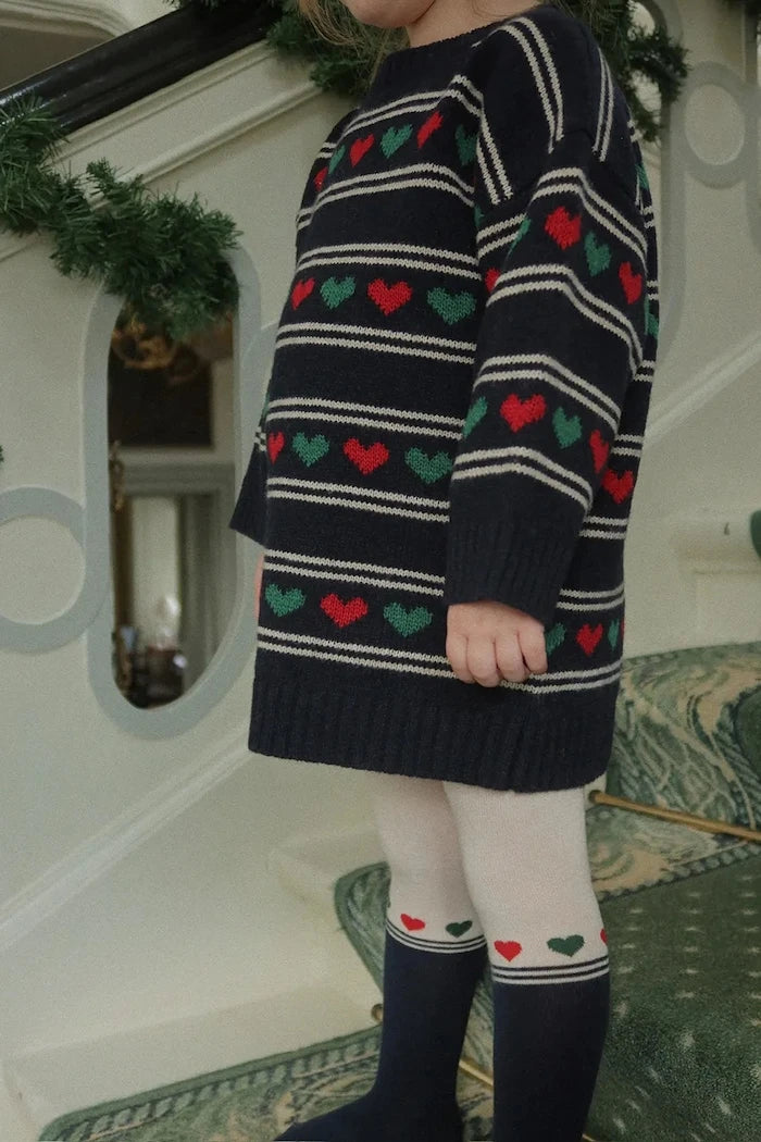 Konges Sløjd BELOU KNIT DRESS Yünlü Çocuk Elbisesi