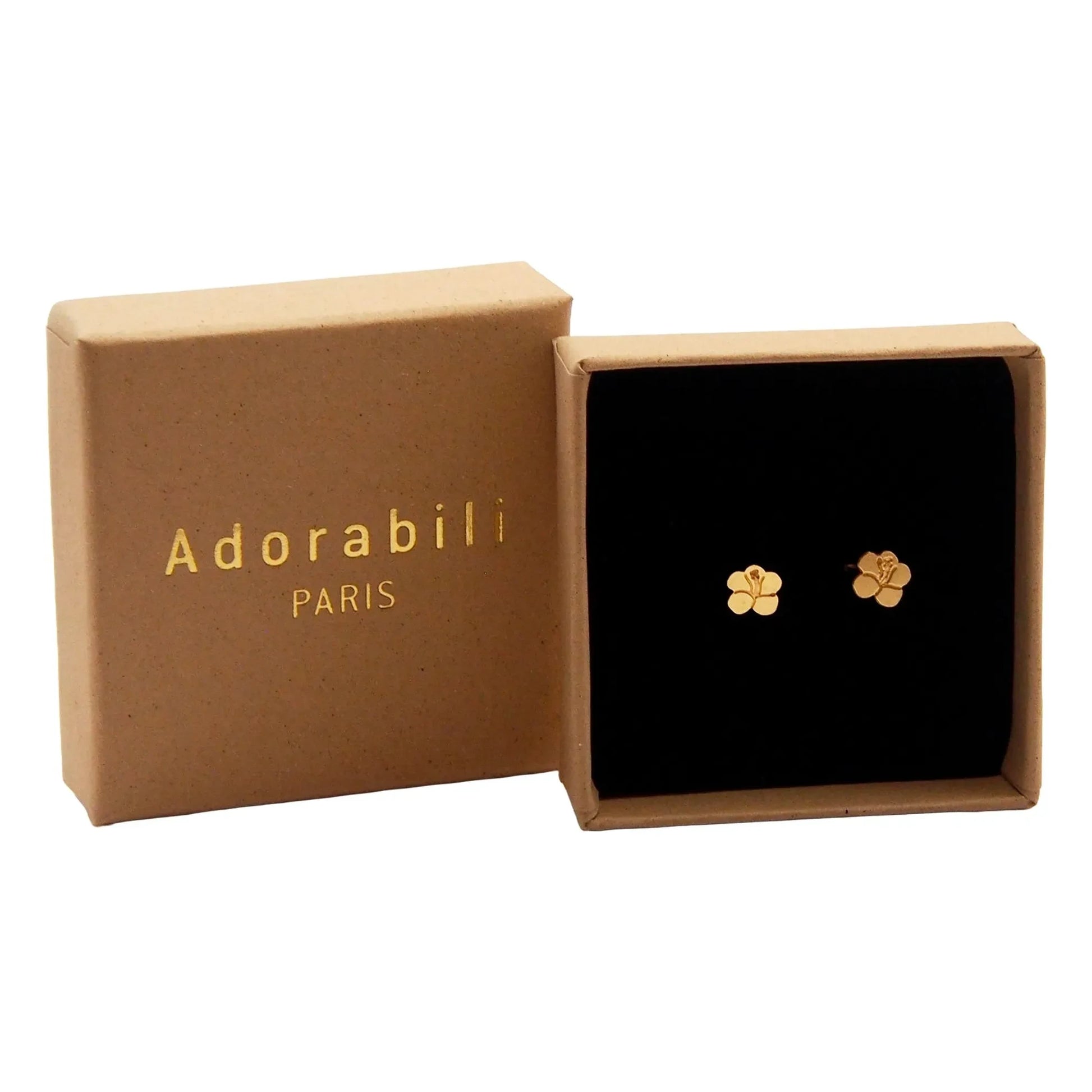 Adorabili - Ibiscus Earrings | Gold