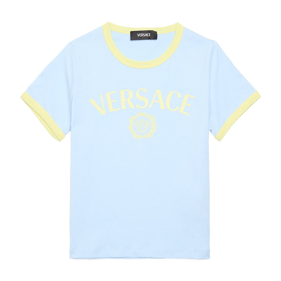 Versace Kids Cotton Medusa Logo T-Shirt (6-14 Years)
