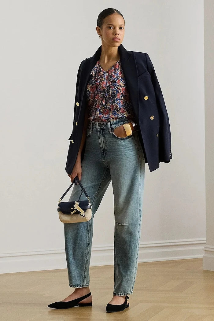 Lauren Ralph Lauren Fırfırlı Kadın Bluz