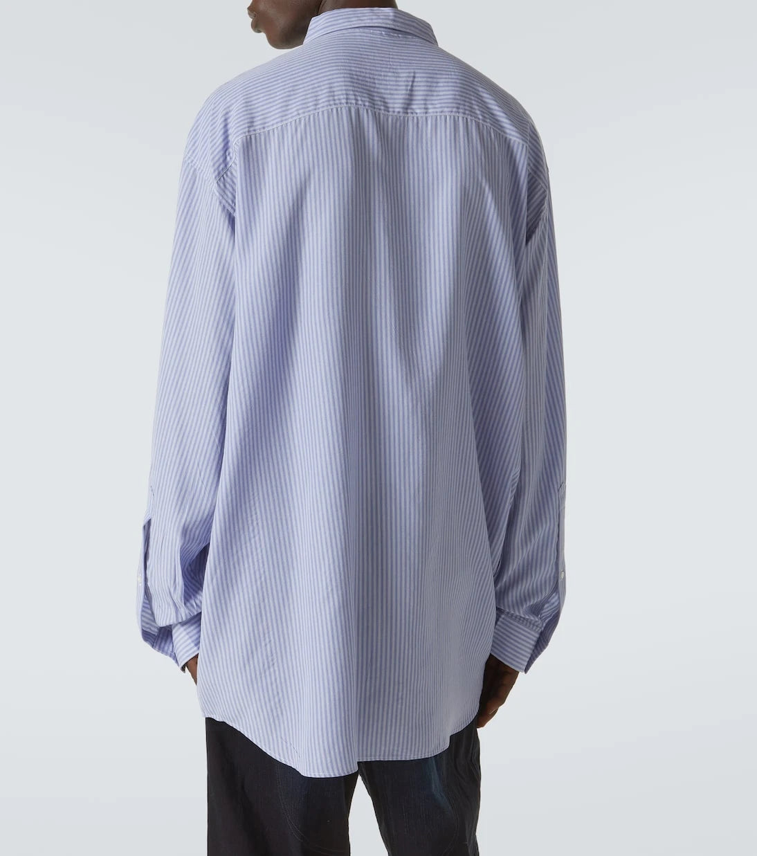 Balenciaga - قميص واسع مخطط انسيابي